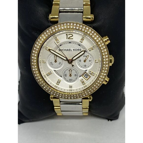 Michael Kors Parker MK5687 Womens Stainless Steel Analog Dial Quartz Watch MP858 - Picture 2 of 12